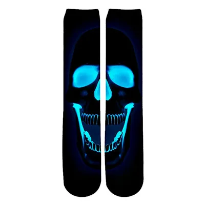 YX/Новинка года, забавные короткие носки в стиле Харадзюку с изображением сердца, синего, темно-красного цветов носки унисекс с объемным рисунком плотные носки с принтом - Цвет: 3