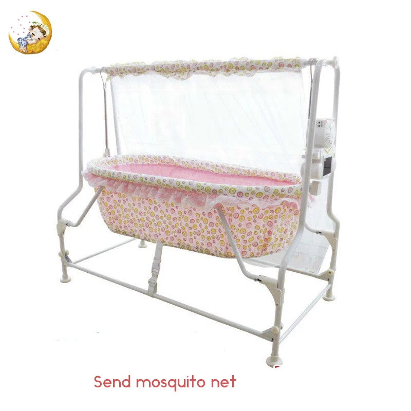 

Bao Baoshuang Intelligent Multifunctional Electric Baby Cradle Bed Newborn Bb Automatic Rocking Is Small To Sleep