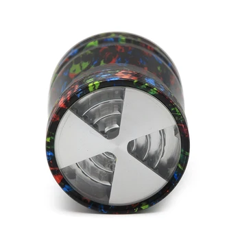 

2.5" inch 5 Layers Aluminium Alloy Mixed Colors Herb Grinder 2 Filter Case Drop shipping Cigarette Smoking Tobacco Crusher Tools