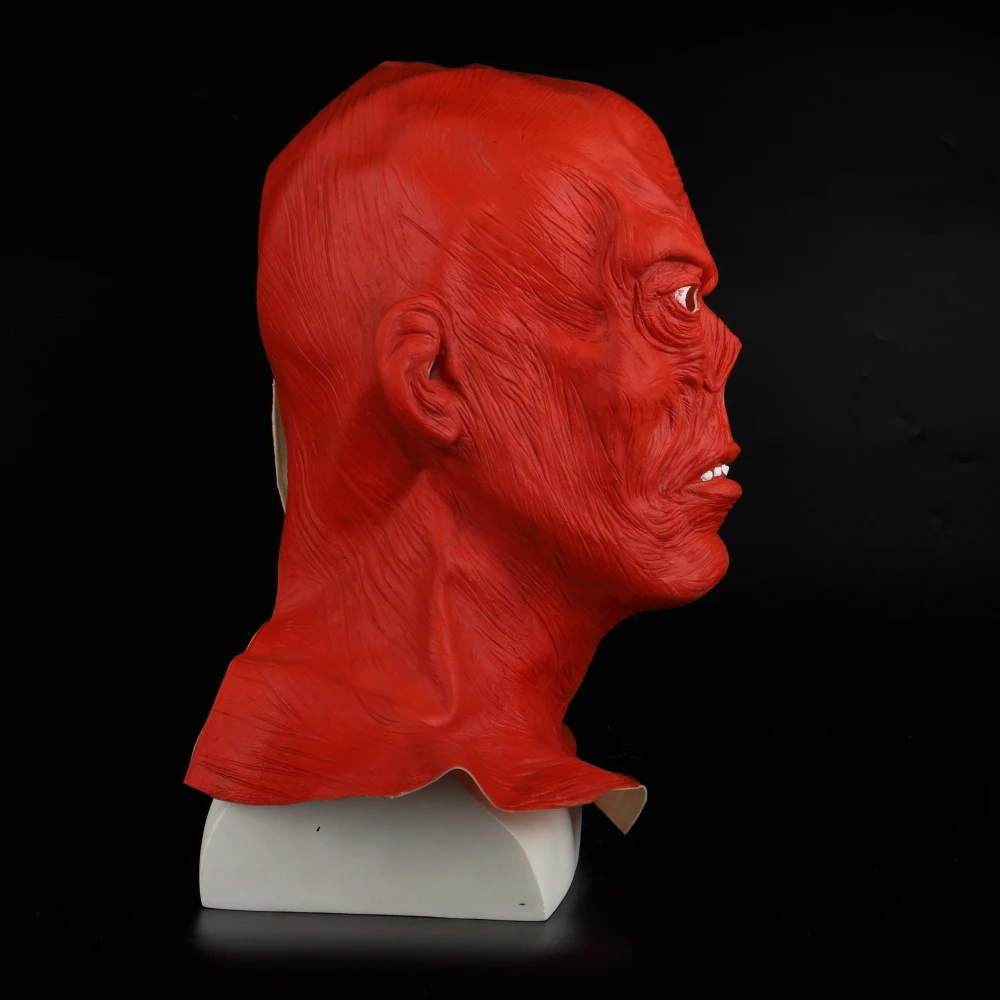 Star Wars Horror Full Head Masquerade Red Skull Hood Latex Mask Halloween Cosplay Zombie Mask New (7)