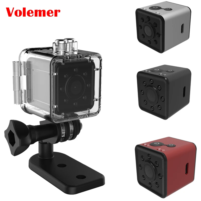 Volemer Wi-Fi Ночное видение SQ13 мини Камера Cam Full HD оригинальный 1080 P Спорт DV