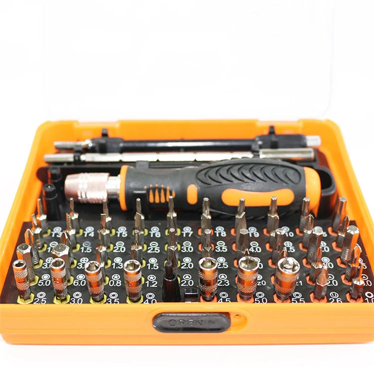 12REIZ 53 in 1 Precision Multi-purpose Magnetic Screwdriver Set with Trox Hex Cross Flat Y Star Triangle Screwdriver for phone PC