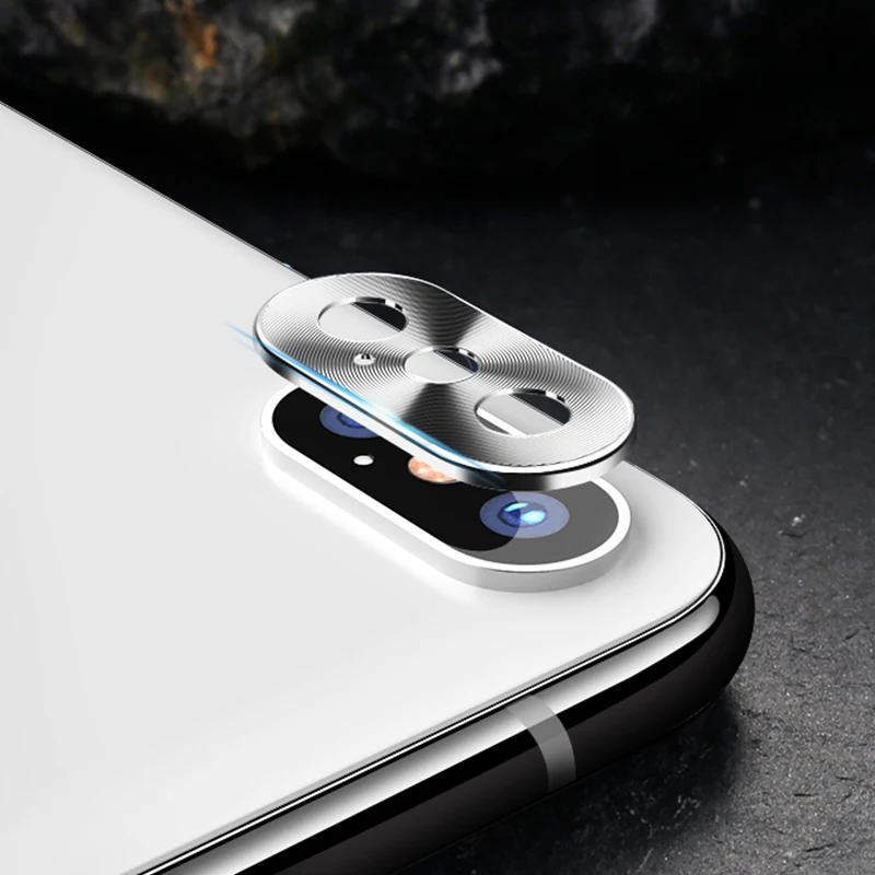 

Metal Camera Lens Protector for iPhone 7 8 plus Anti-scratch Camera Protective Ring for iPhone X XS Max XR 360 Full Protection
