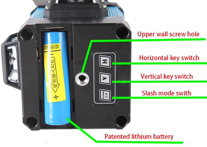Зеленый лазер, 12 линий, инструмент, уровень, высокая точность, плоский счетчик воды, блики, напольная плитка, инструмент для выравнивания, inst
