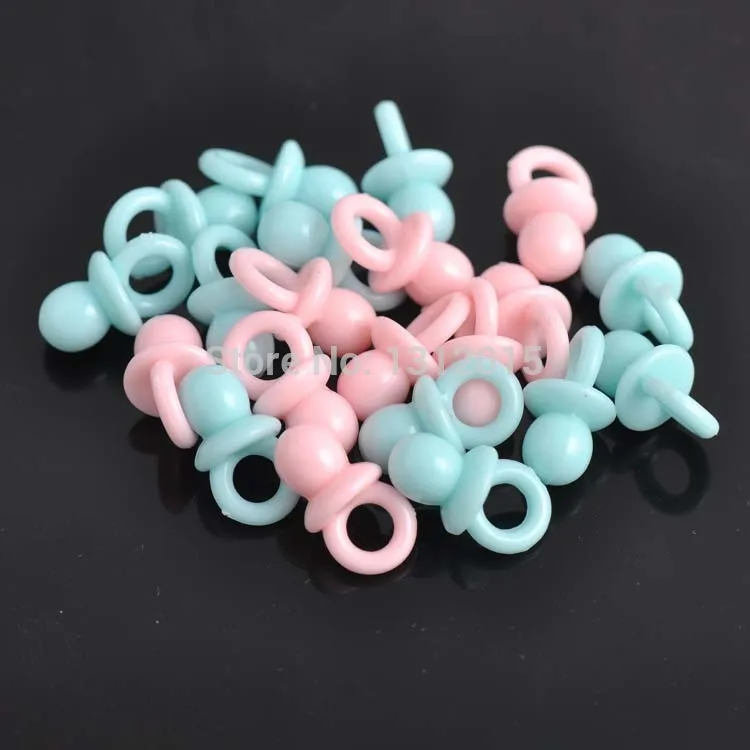 

Free Shipping!Wholesale Diy 100PCs mixed Candy Color Acrylic Crystal Baby Pacifier Charm Pendants for baby 21x12mm Z151