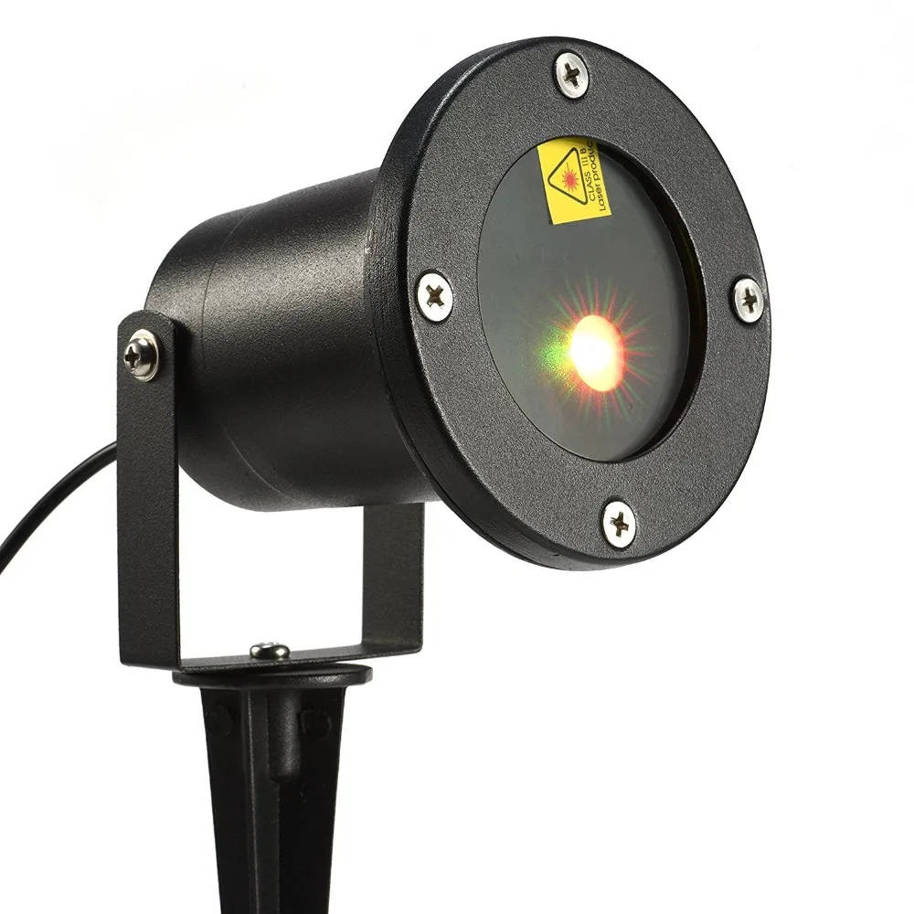 Outdoor Laser Christmas Light Projector with IR Wireless Remote Red and