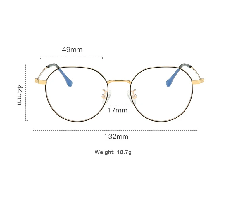 Круглая оправа синий свет блокировка очки для чтения радиационно-стойкие прозрачные очки Компьютер очки для компьютера очки
