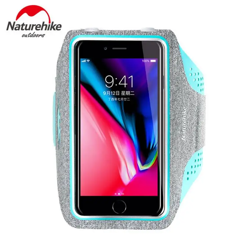 Bolsas para Mulheres dos Homens Tela de Toque de Telefone Bolsa do Telefone Naturehike Correndo Esportes Celular Pacote Braços Ciclismo Ginásio Móvel Bolsa Impermeável