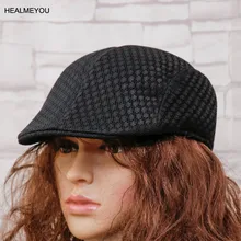 Новая женская мужская бейсболка с сеткой для гольфа, плоская бейсбольная Кепка шофера берет газетчика
