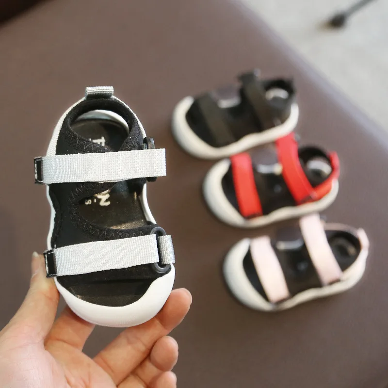 

2019 Summer Infant Toddler Sandals Baby Girls Boys Sandals Soft Bottom Comfortable Non-slip Shoes Kids Anti-collision sandals