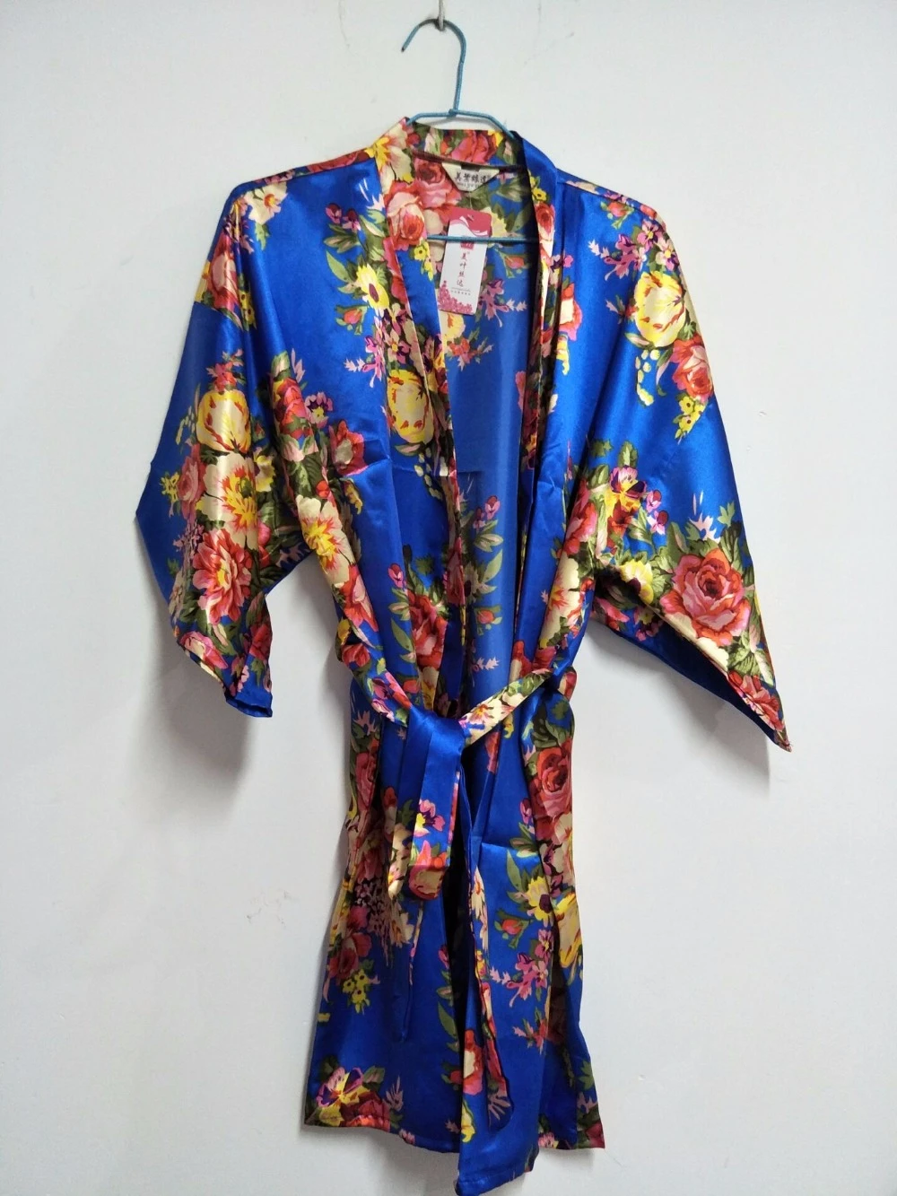 royal blue bridesmaid robes