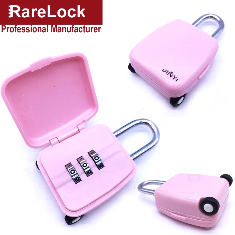 Rarelock MS516 Комбинированный Замок с цветным замком для путешествий, женские сумки, рюкзак, сумка для школы, ящик для спортзала, шкафчик, дневник, сделай сам, я