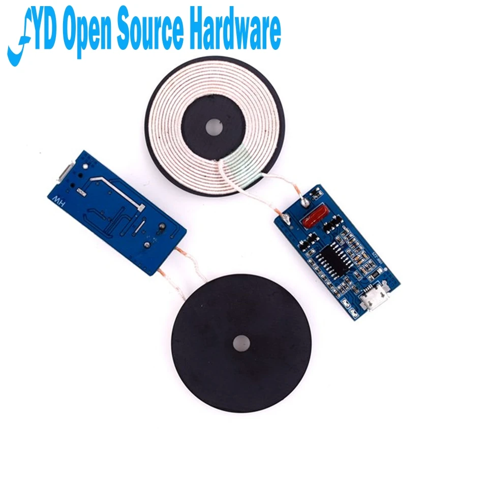 1 шт. встроенный передатчик печатная плата с DIY зарядкой катушки 5 Вт стандарт
