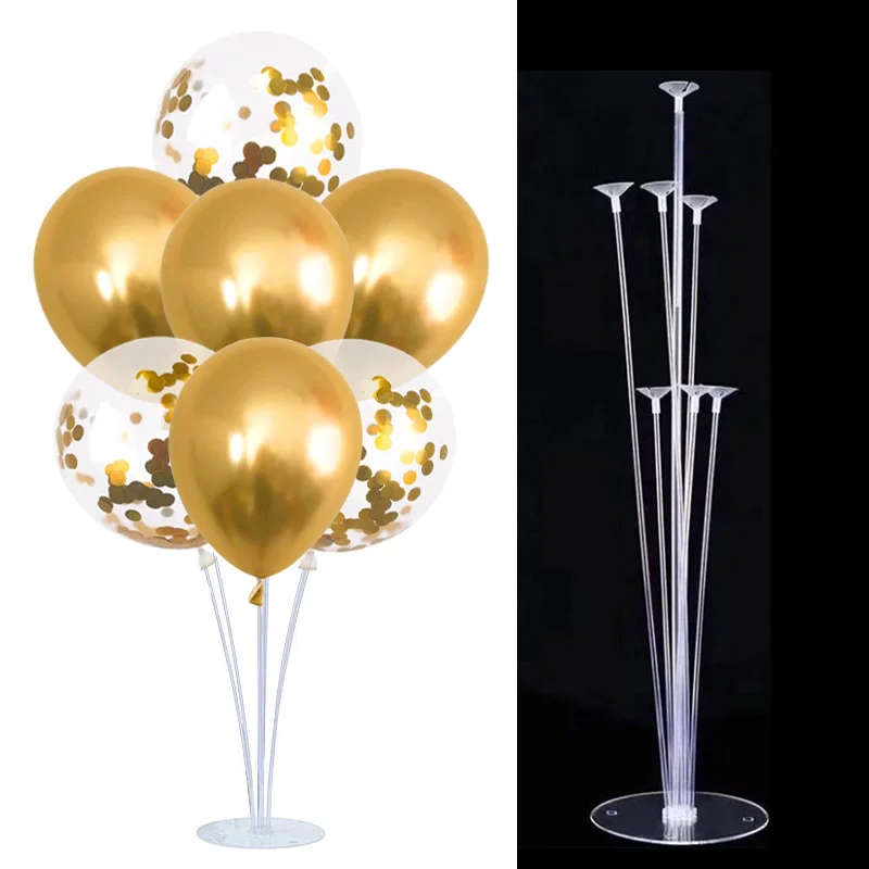 1 Set Balloons Holder Stand Balloon Stick Column Confetti Balloons Baby