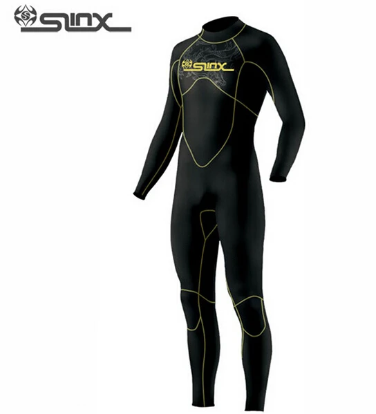Cheap SLINX DISCOVER 1106 5mm Neoprene Men Fleece Lining Warm Wetsuit Swimming Snorkeling Triathlon Spearfishing Scuba Diving Suit