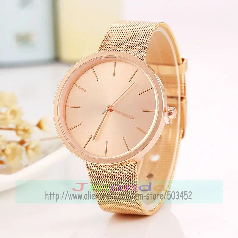 Prix pour 100 pcs/lot mode nouvelle arrivée aucun logo montre de ceinture de maille chaude vente wrap quartz casual montre-bracelet en gros pour unisexe Prix pour 100 pcs/lot mode nouvelle arrivée aucun logo montre de ceinture de maille chaude vente wrap quartz casual montre-bracelet en gros pour unisexe