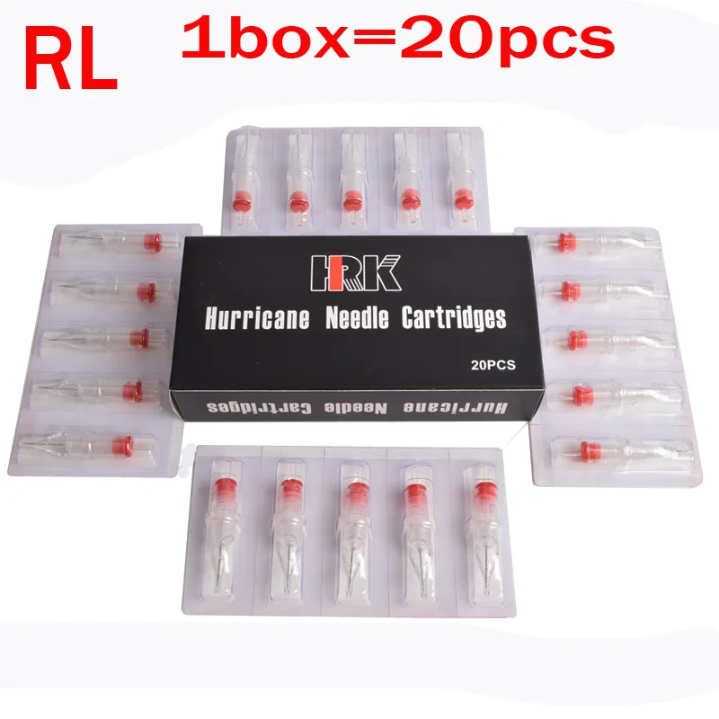 

20pcs/set Cartridge Tattoo Needles HRK Needle Disposable Semi-Permanent Makeup Needles Revolution Microblading Needles