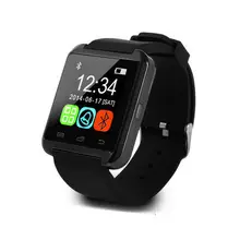 Лучшие Smartwatch Bluetooth Smart часы U80 для iPhone IOS Android смартфон Носите часы Носимых устройств умные часы PK U8 GT08 DZ09 w8