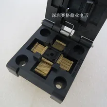 IC51-0644-1972 QFP64 TQFP64 0,4 мм burn-в гнездо золотое покрытие тестовая плата для интегральных схем сиденье Тесты гнездо Тесты скамья