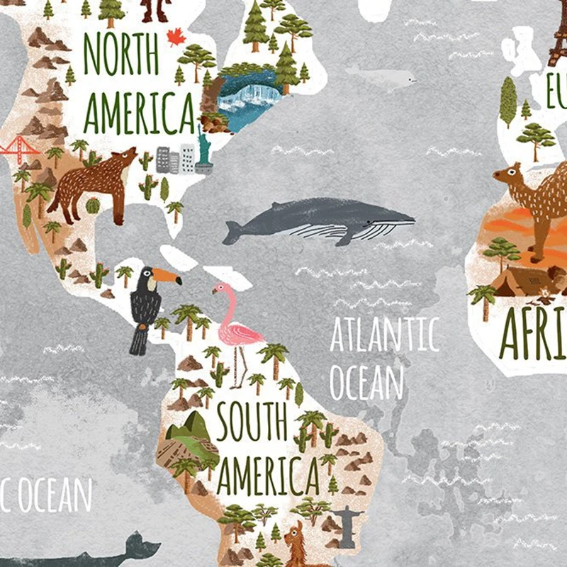 Woodland Animal World Map Poster Art Prints Nursery Decor Watercolor Map With Animals Canvas Painting For Kids Room Wall Art Painting Calligraphy Aliexpress Woodland Animal World Map Poster Art Prints Nursery Decor Watercolor Map With Animals Canvas Painting For Kids Room Wall Art Painting Calligraphy Aliexpress