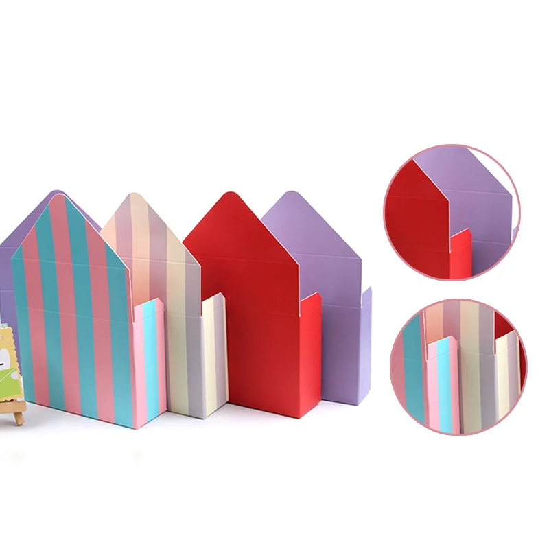 

6PCS Mini envelope type box creative Korean flower bouquet floral hand-folded gift box Valentine's Day flower box