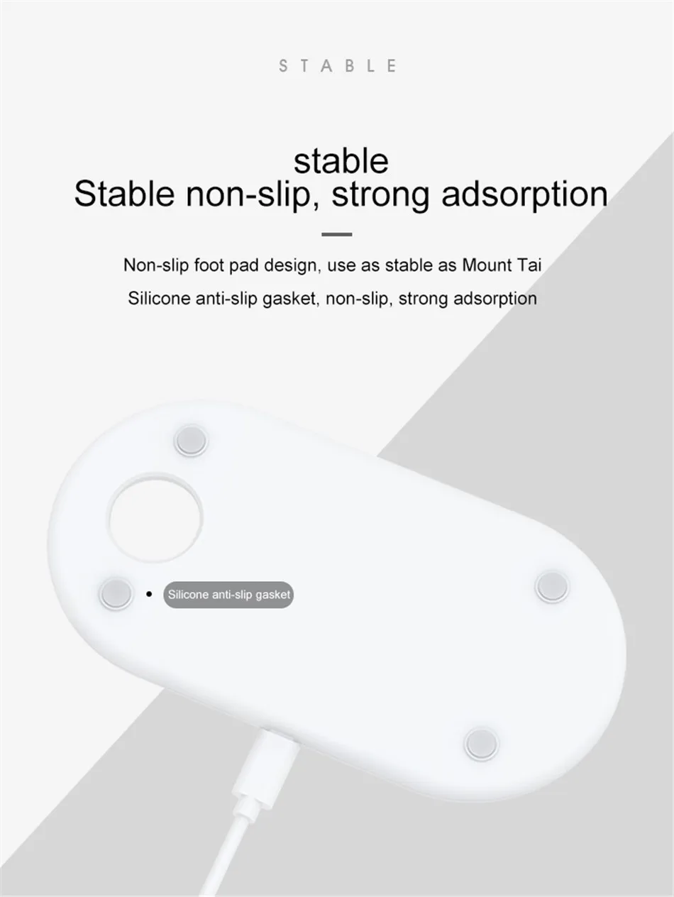 !ACCEZZ 10W 7.5 Fast Wireless Charger 3 in 1 For iphone 8 Plus X For Apple AirPods For Samsung S7 S8 S9 Mobile Phone Chargers (11)