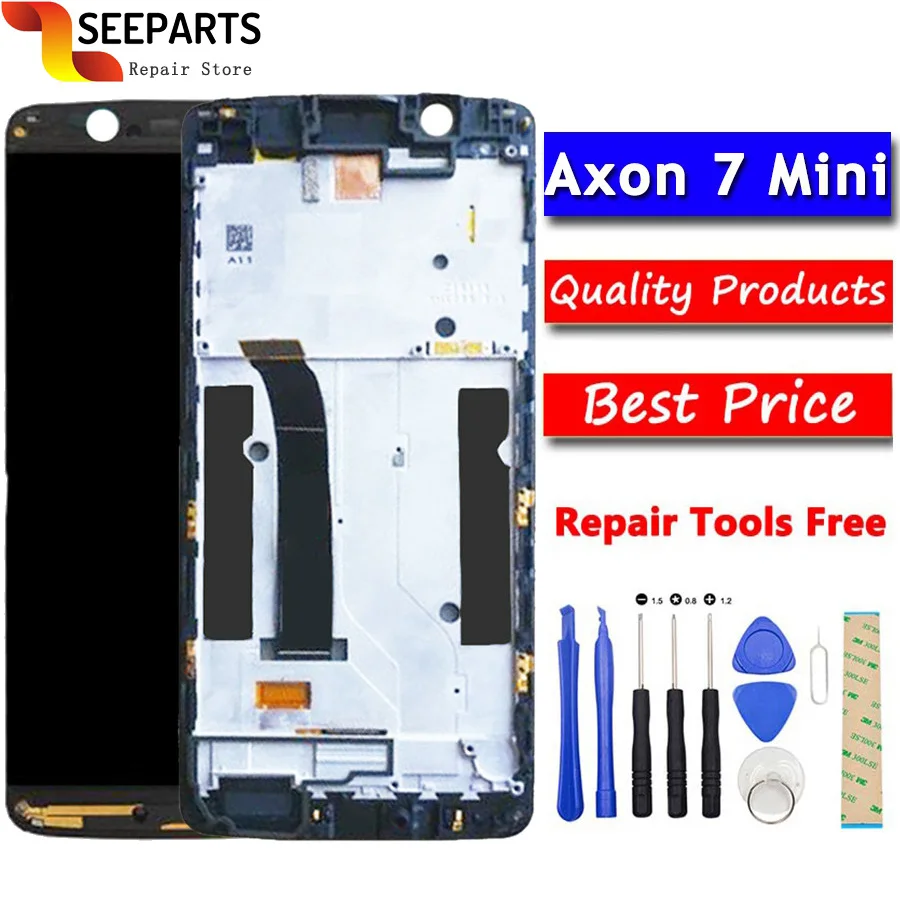 Оригинальный протестированный экран zte Axon 7 mini lcd кодирующий преобразователь