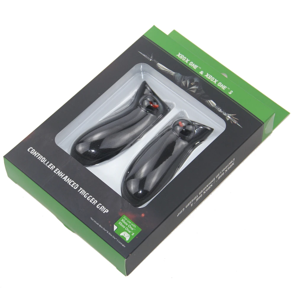 

Black Trigger Grips for Xbox One Controller Quickshot for Xbox One, Xbox One S and Xbox One X Handle Game 3D
