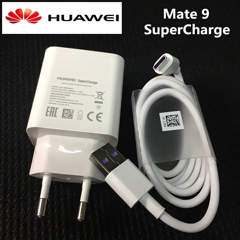 Original Supercharge charger HUAWEI Mate 9 Pro P10 plus smartphone Usb