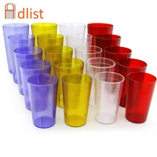 4 шт многоразовые водостойкие чашки пластиковые стойкие питьевые чашки стаканы для напитков кофе сок домашние вечерние принадлежности для ресторанов