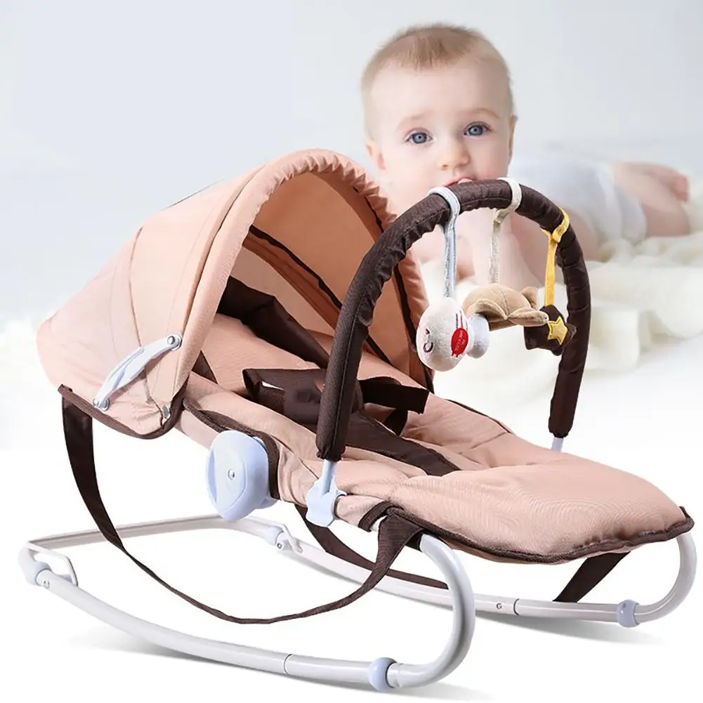 Детское многофункциональное кресло качалка Kidlove регулируемая спальная Подушка