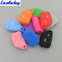 Cocolockey Silicone Car Key Cover Case for Peugeot 106 205 206 306 405 406 for Citroen Berlingo Xsara Picasso Saxo 2 Button