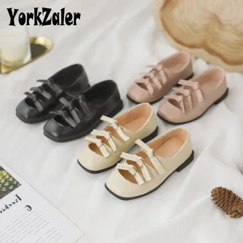 

Yorkzaler Summer Kids Casual Shoes Bowknot Artificial Leather Girl Party Shoes Flats 2019 Fashion Spring Autumn Children's Shoes