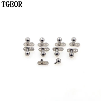 

free shipping 30pcs 14G plain ball flower micro Dermal Anchors Skin body Surface piercing retainers hide it jewelry NICE