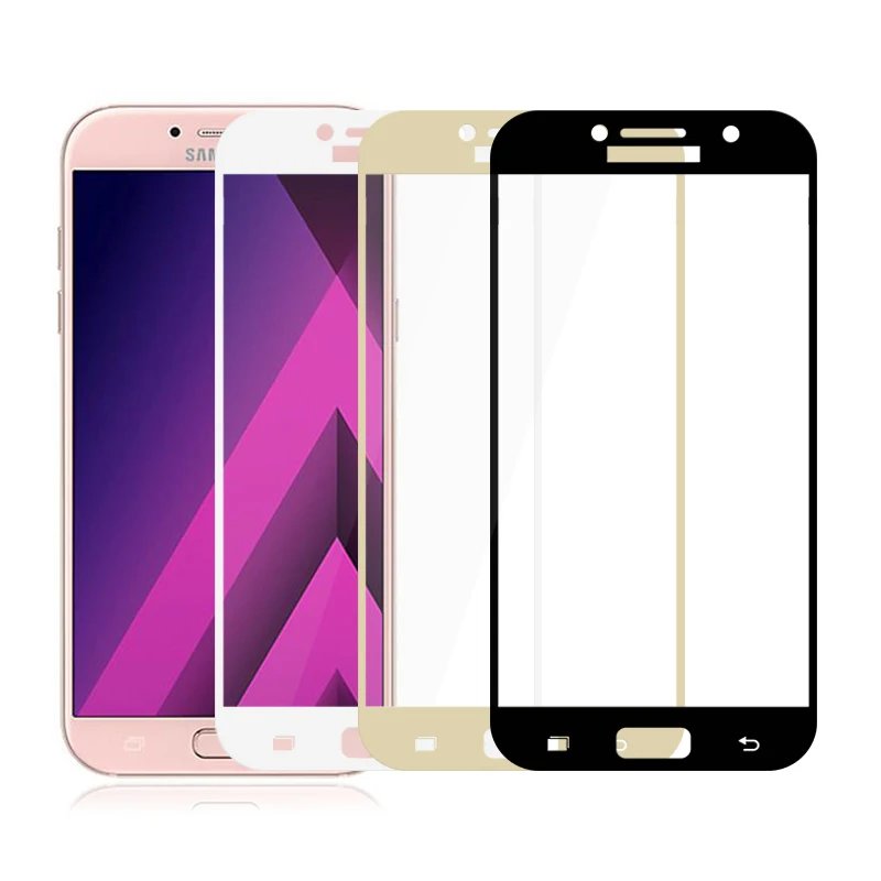 9H полноэкранная Защита для Samsung Galaxy J5 J2 J7 Prime закаленное стекло A3 A5 A7 J3 2017 защитная