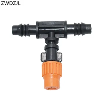 

Drip irrigation Atomizing Nozzle adjustable 8/11 Tee Hose Irrigation water Nozzle greenhouse Garden Lawn Sprinkler 10pcs