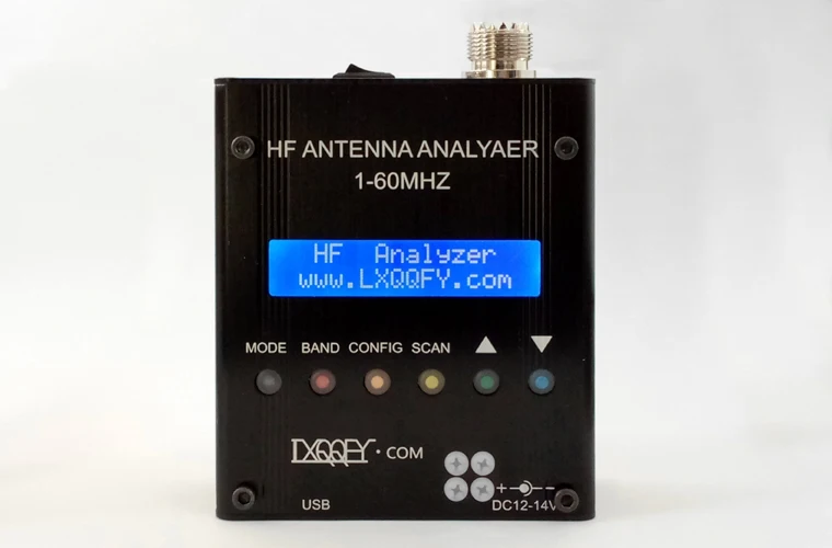 

Bluetooth Shortwave antenna analyzer Testable standing wave impedance Capacitance Connected Computer Antenna Test frequency