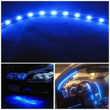 Универсальный 8 шт. DC 12 В светодиодный свет газа купола стайлинга автомобилей интерьера Наружное освещение светодиодный полосы света украшения предупреждение лампа