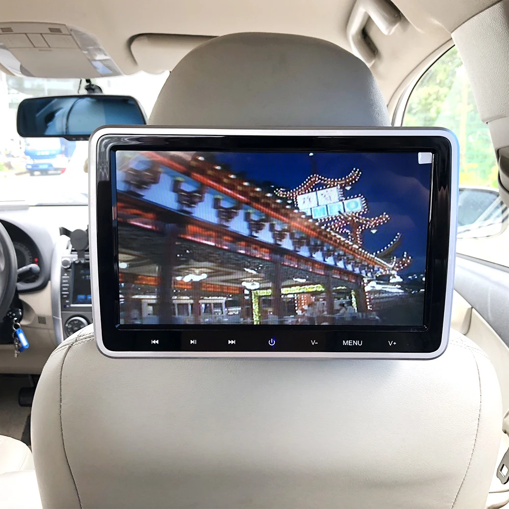 

10.1 inch Flip type Headrest DVD with USB port ,SD slot,Wireless games Build-in IR/FM/Speaker HDMI Monitor HD Digital LCD Screen