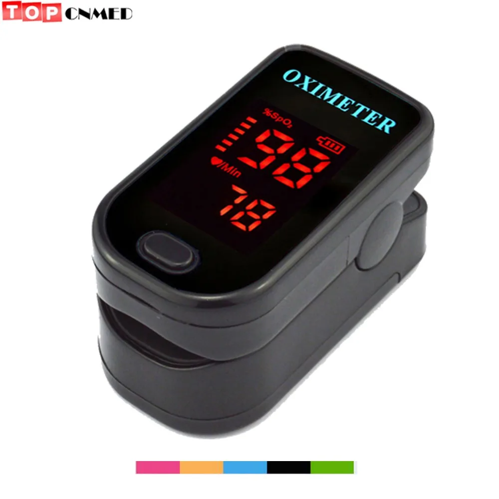 

Fingertip Pulse Oximeter SPO2 PR 2 Parameters Blood Oxygen Saturation Monitor LED Display 2 Directions oximetro de pulso