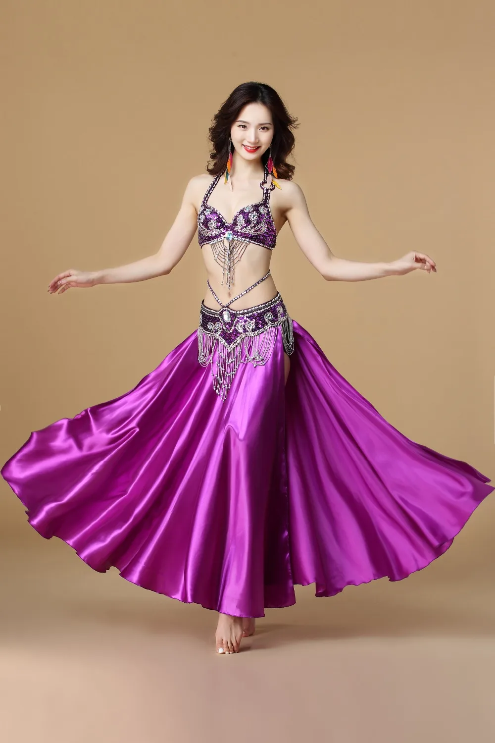 Belly Dance Costume Dance 3pcs Sexy Dancing Women Dance Clothes