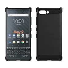 Для Blackberry KEY2 Чехол Мягкий ТПУ/углеродное волокно противоударный защитный чехол на заднюю панель для BlackBerry Key 2 Полный чехол для телефона