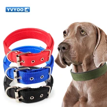 YVYOO модные ошейники для собак регулируемый нейлоновый ошейник для кота для малых и средних собак 4 цвета; 4 размера; S-XL B10