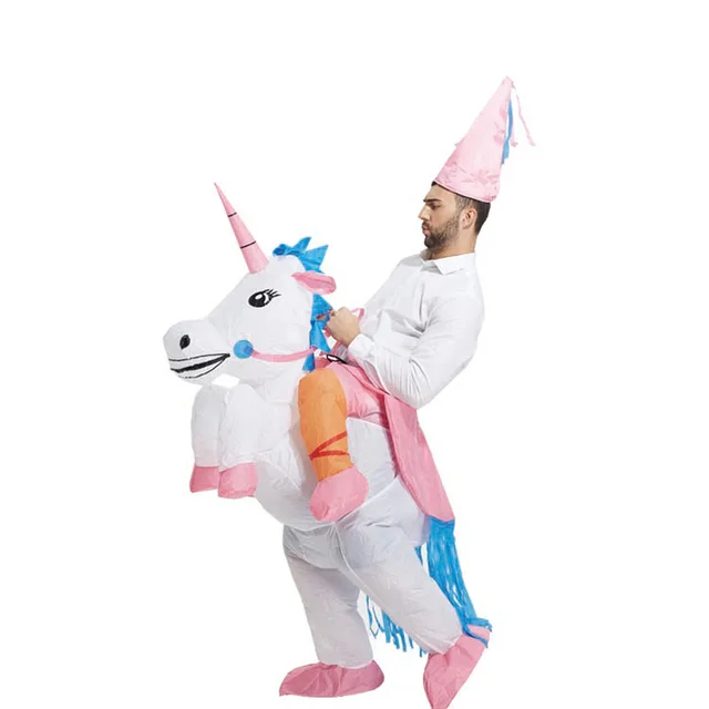 inflatable unicorn costumes carnaval princess outfit purim party fancy dress halloween costumes for kids women men