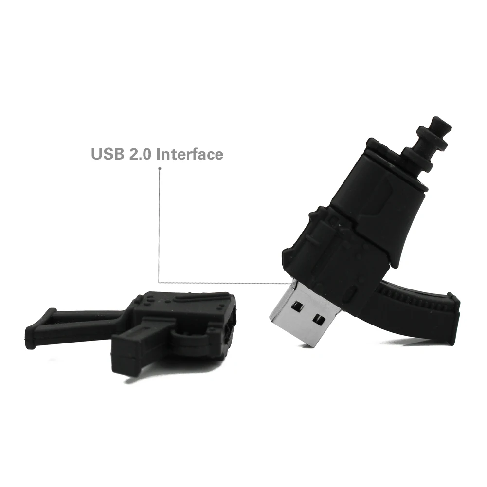 Полный usb флэш-накопитель черный пулемет ручка-накопитель флеш-диск usb 2,0 U диск ручка-накопитель 4 ГБ 8 ГБ 16 ГБ 32 ГБ карта памяти