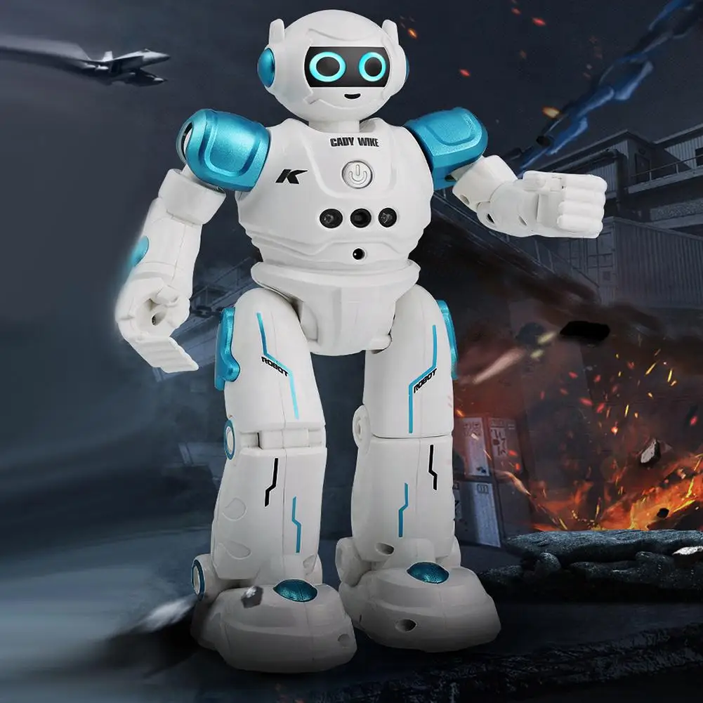 R11 CADY WIKE LED Intelligent Robot Programmable Gesture Music Dance Kids Toy Smart Robot Toy for Children Toys Dancing