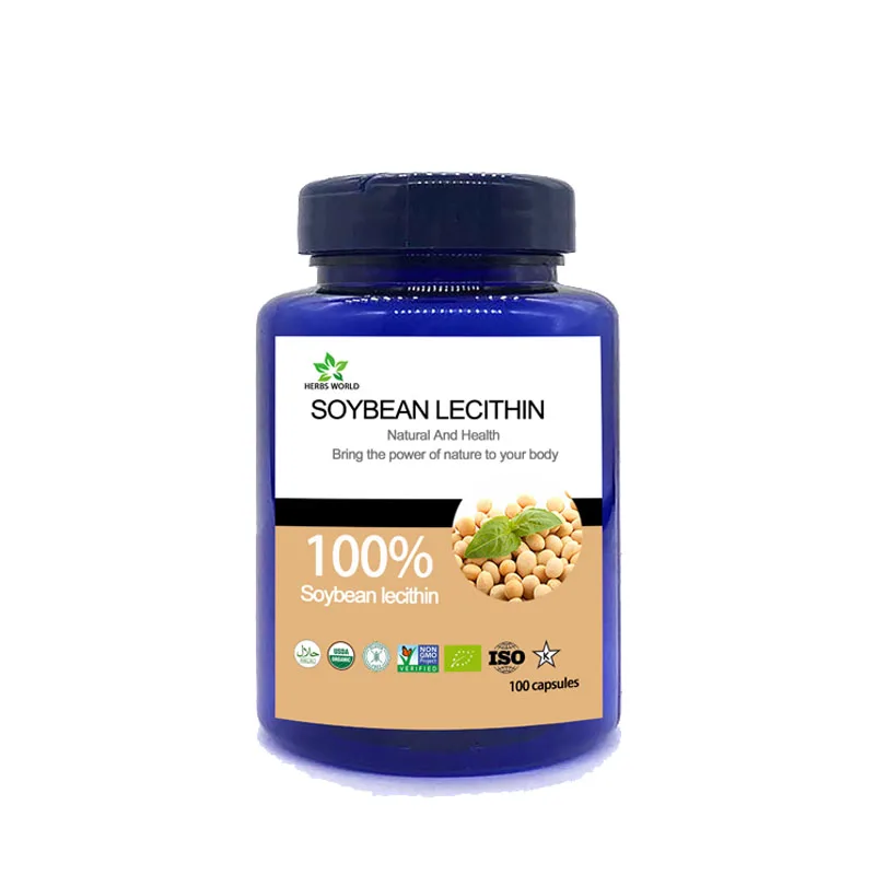 

Natural Soybean lecithin 100pcs/bottle 100% Natural Soybean lecithin