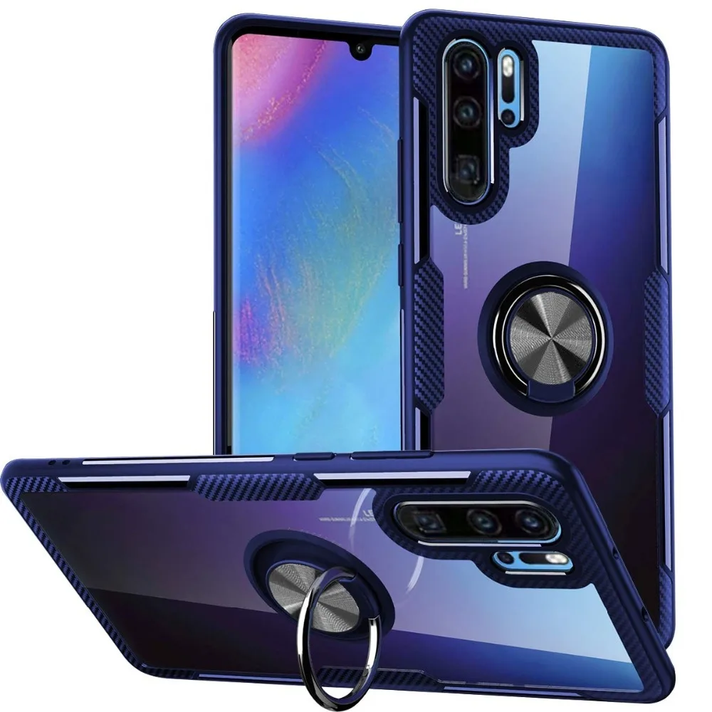 Case For Huawei P30 P20 Mate 20 Lite Pro Cover Ring Kickstand Silicone Case For Huawei Honor 20 10 Lite Pro 8X 8S 7X Play Cover (7)