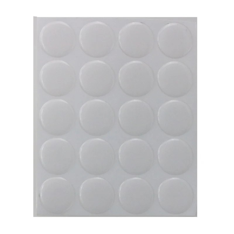 

20Pcs 1" Soft Epoxy Sticker 25.4MM Circle Clear Resin Domes Highly Transparent No Yellowing 1.6MM Thickness Glitter / Dark