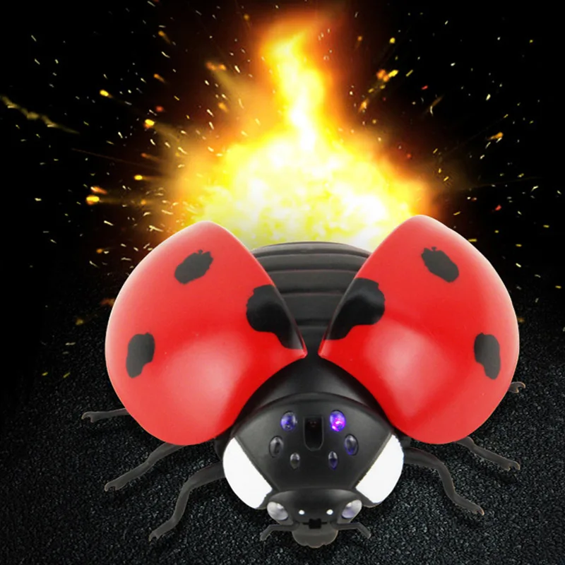 

Remote Control Flies Ladybug Bee Simulation Insects Toy Children Kids April Fools' Day S7JN